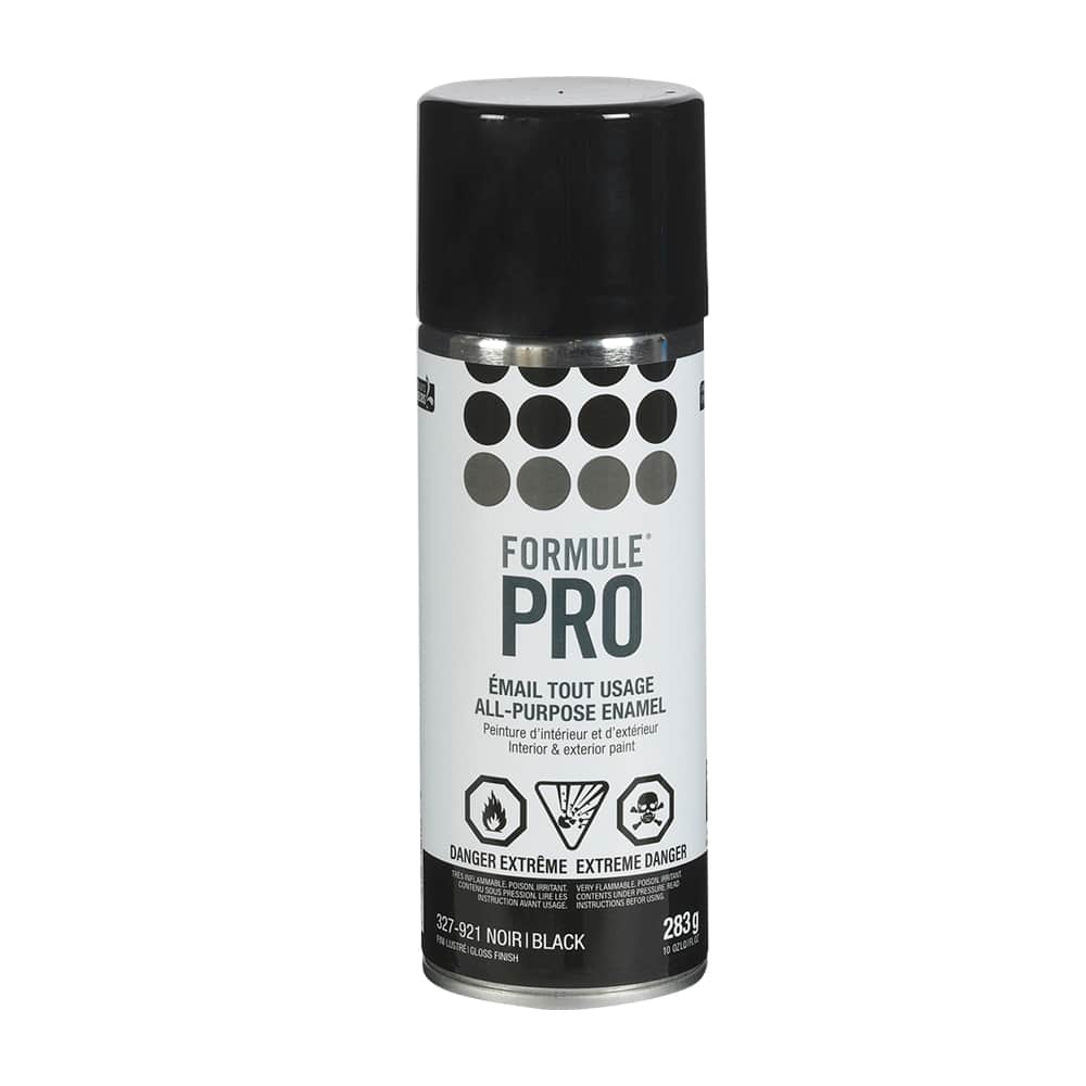 F-Pro Gloss Black Spray Paint-Enamel 283 g