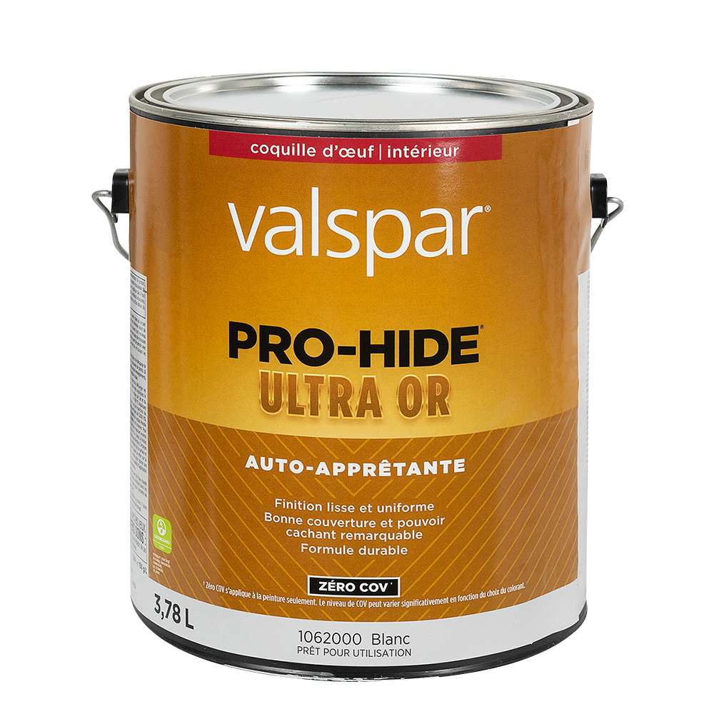 VALSPAR Pro-Hide Gold Ultra Interior Latex Paint Eggshell White & colours 3.78 L