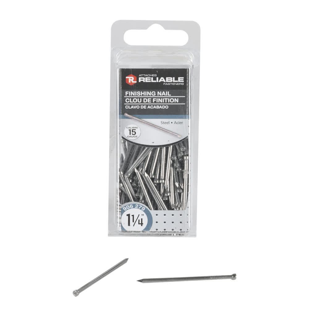 Bright Finishing Nails 1 1/4 in Pkg/100