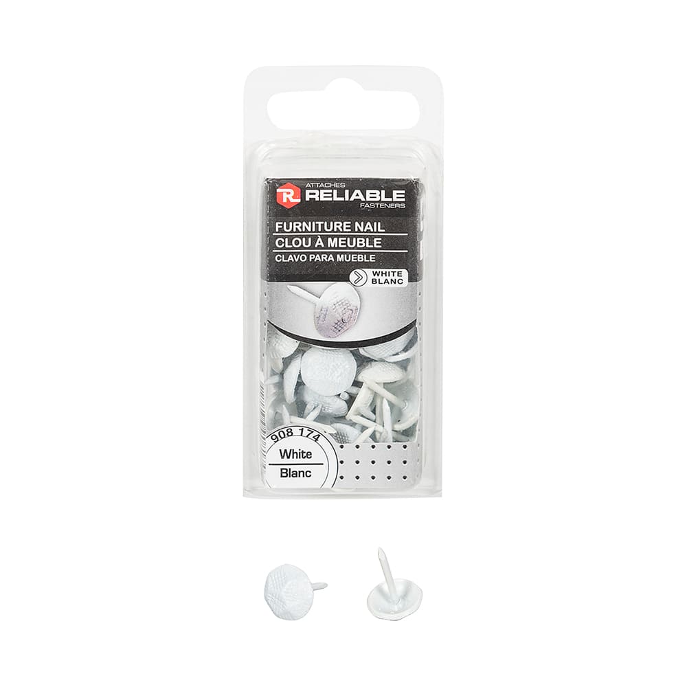 RELIABLE FASTENERS Furniture Nails 7/16 in. x 1/2 in. Pkg/40
