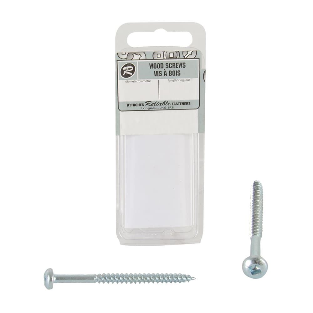 Vis à bois 2 1/4 po n° 8 T.R. Pqt/10