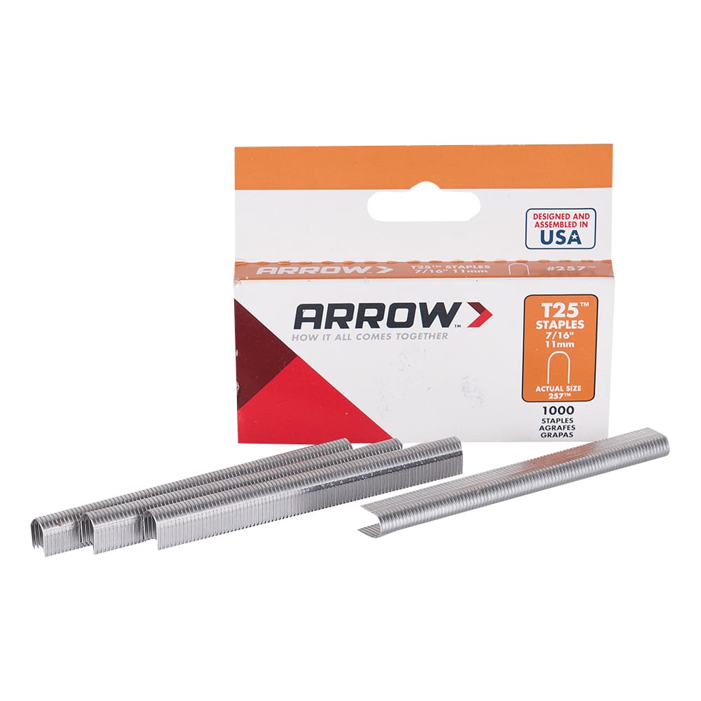 Agrafes T25, 7/16 po Pqt/1 000