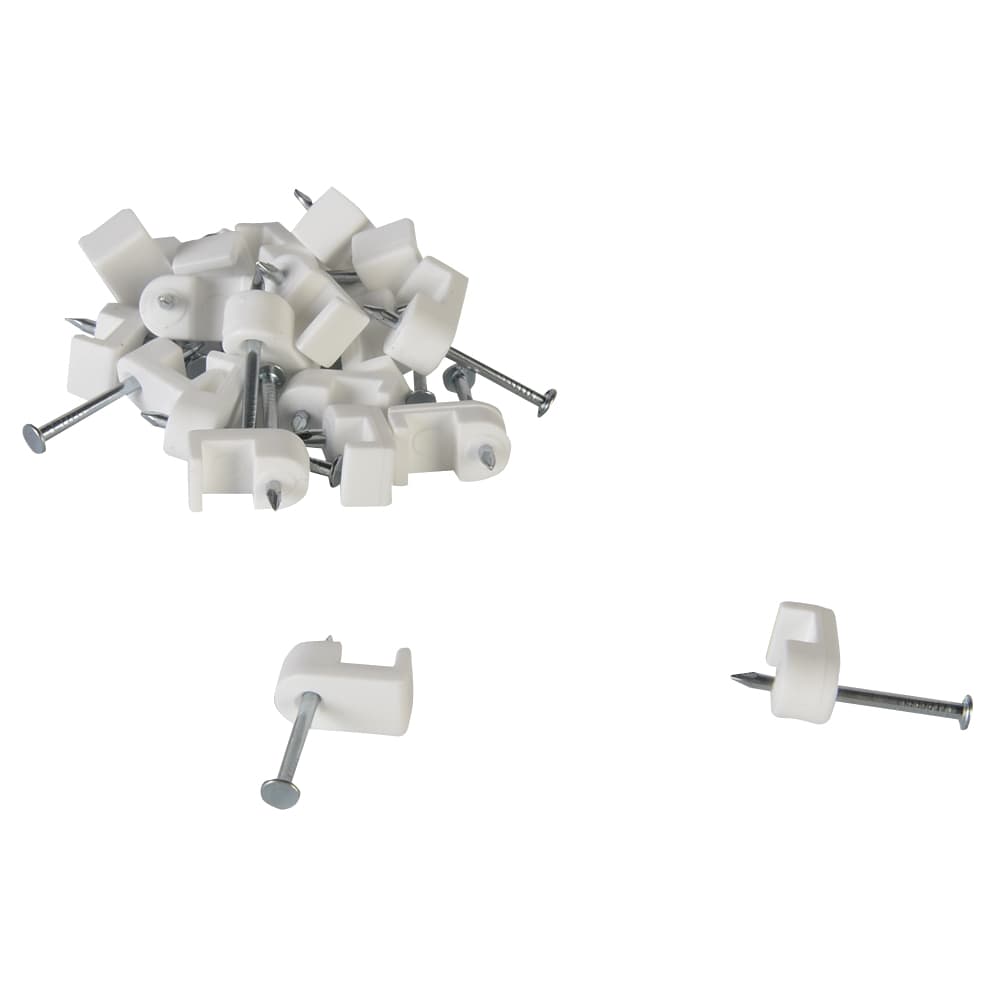 Attaches pour fil de téléphone Pqt/100