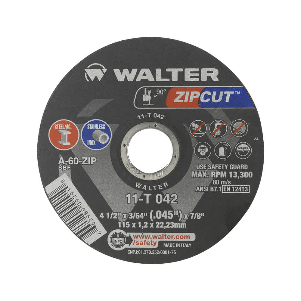 Zipcut Grinder Cutting Wheel 4 1/2 in.