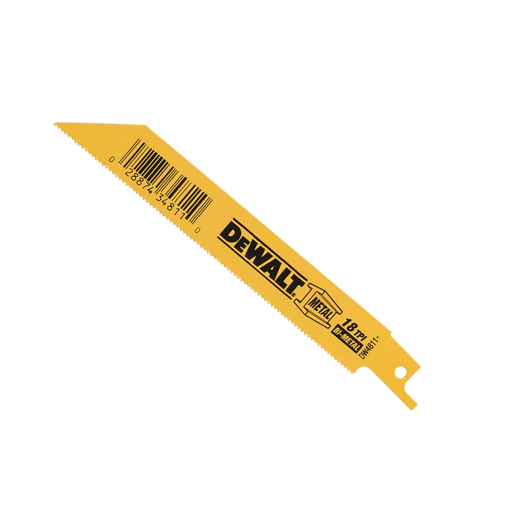 Lame de scie alternative pour métal 6 po 18 dents DEWALT