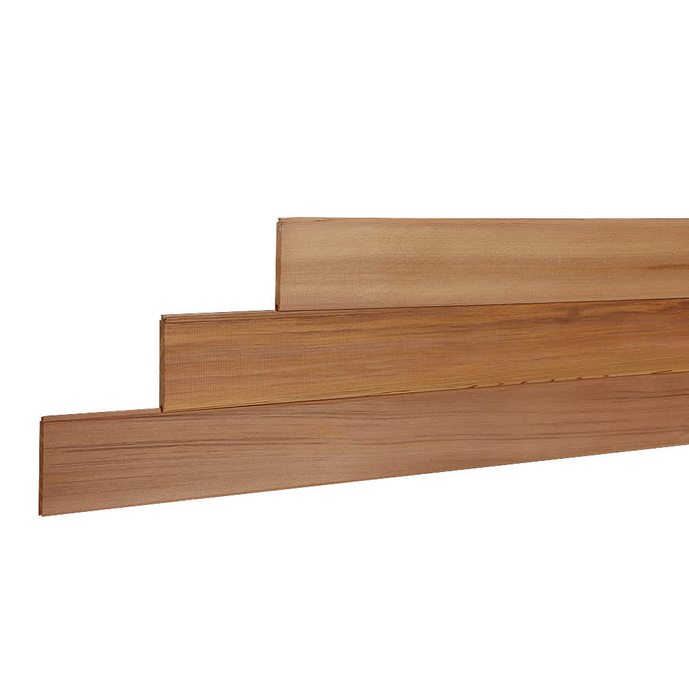 Revêtement de cèdre rouge 7/16 po x 4 po vrac