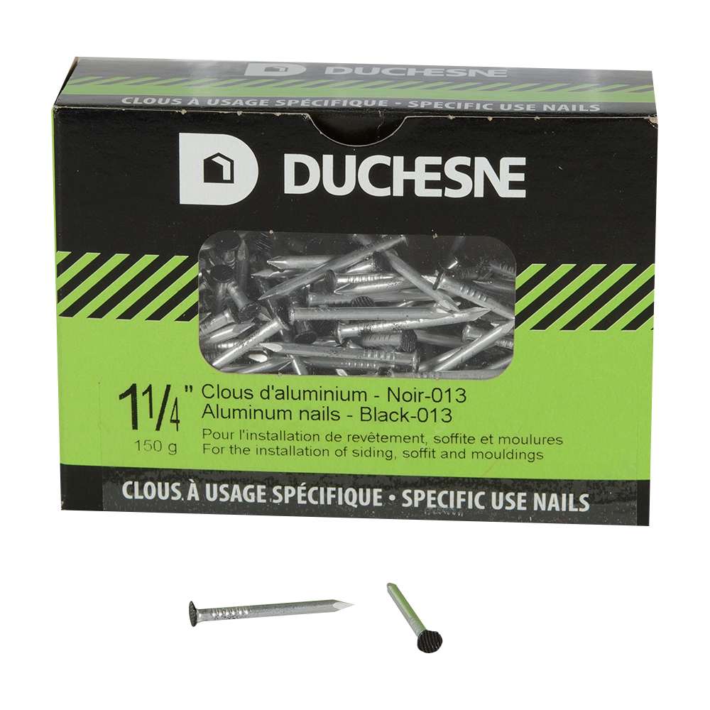 Black Aluminum Soffit Nails 1-1/4 in. , 150 g