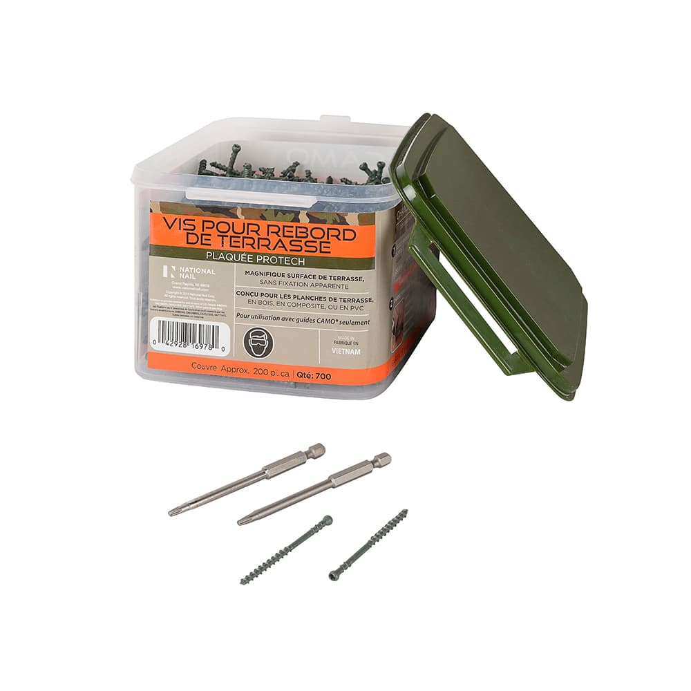 Vis pour terrasses Camo 2 3/8 po n° 7 Pqt/700