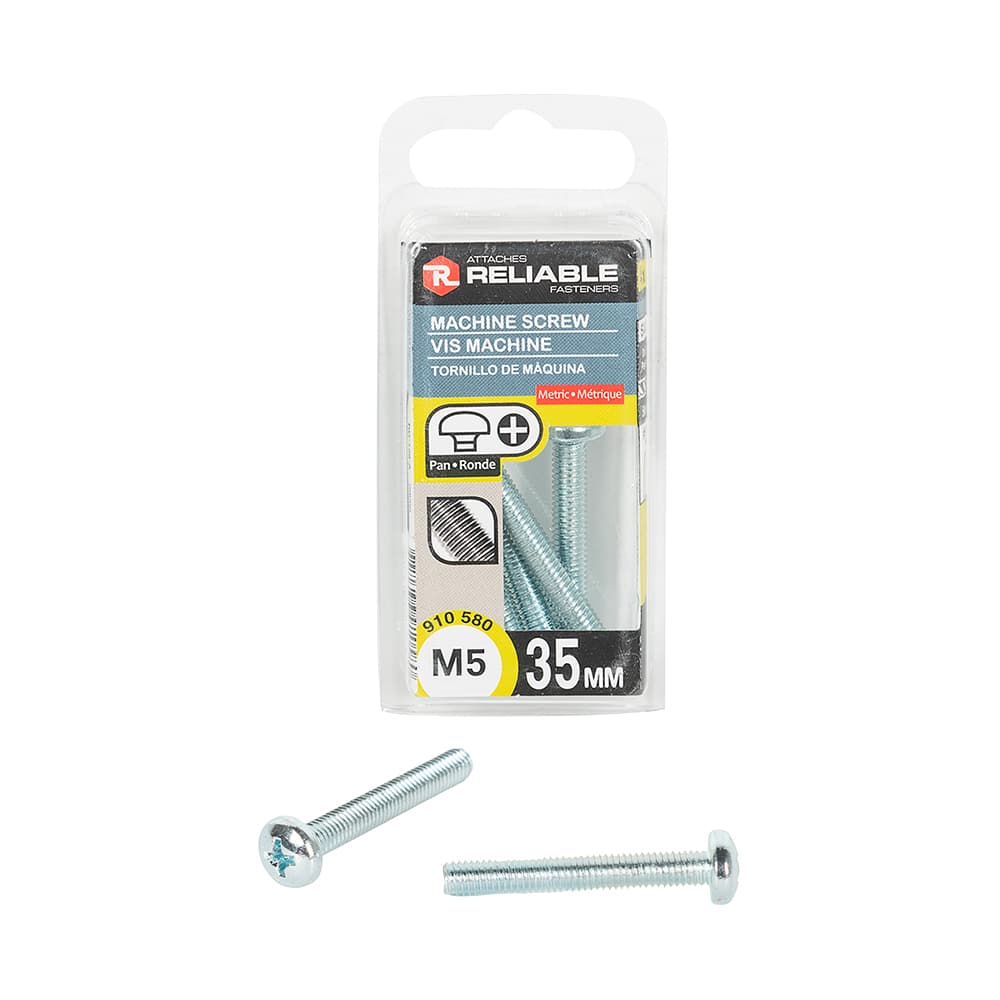 Boulons mécaniques T.R. M5, 35 mm Pqt/4