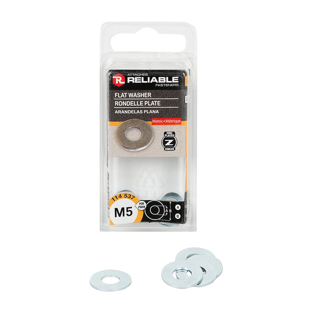 Rondelle plate zinc m5 mini