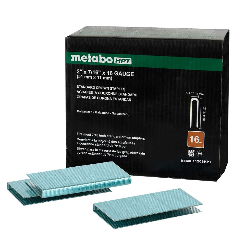 Agrafes couronne 7/16 po Pqt/10 000