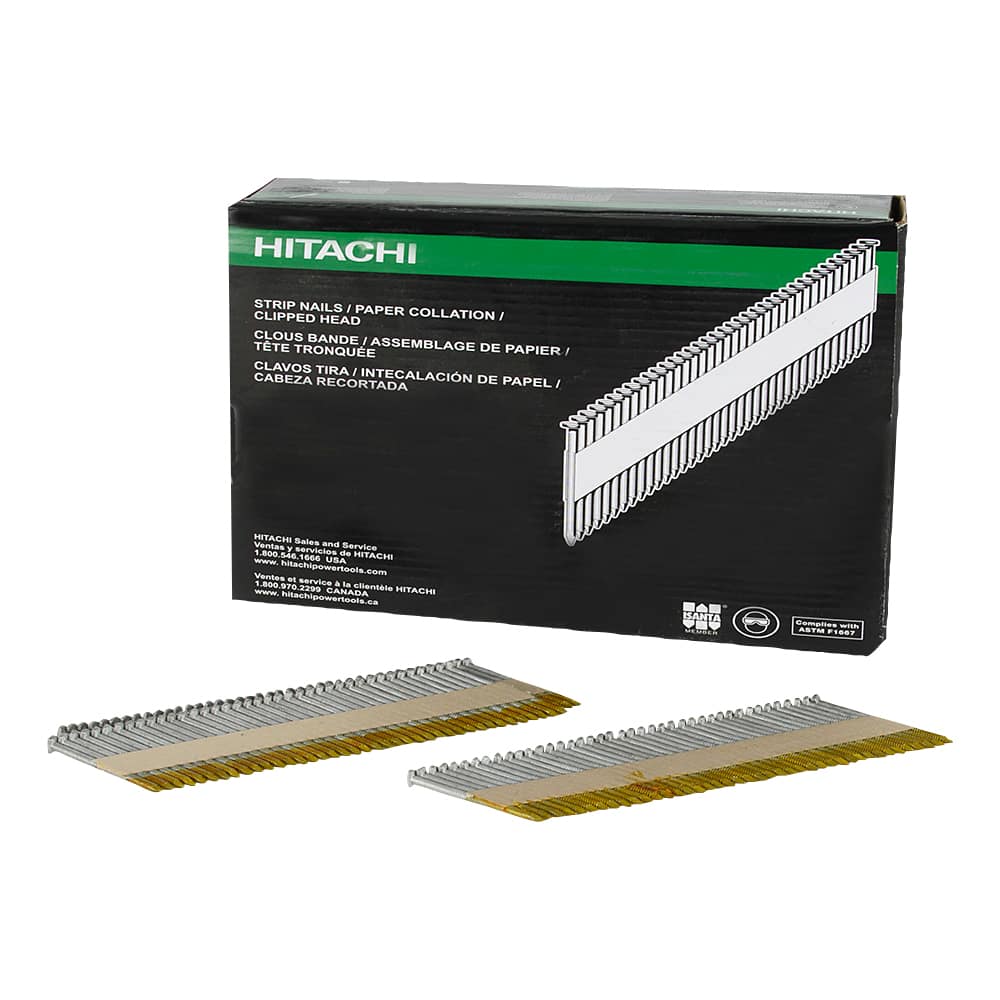 Clous à charpente 30° 3 1/2 po Pqt/2 500 METABO HPT