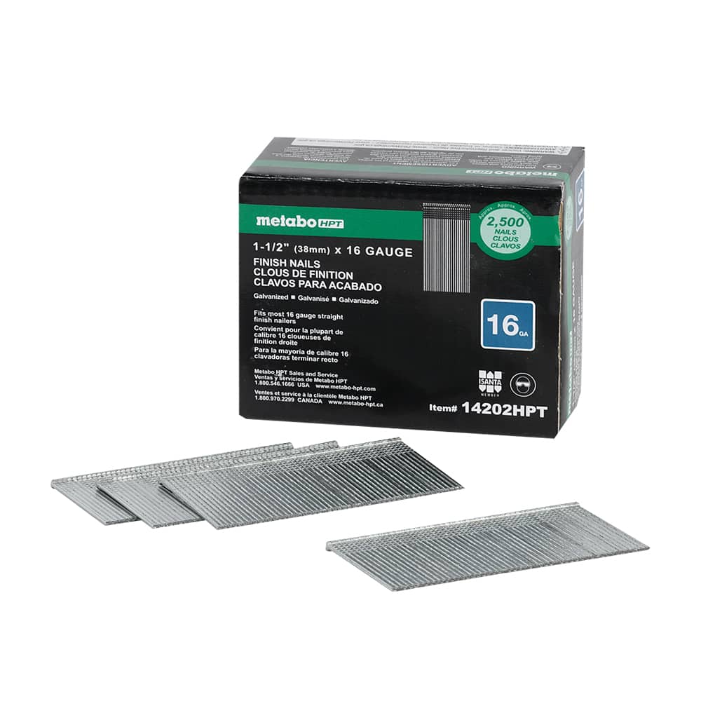 Clous à finir en bande 1 1/2 po n° 16 Pqt/2 500