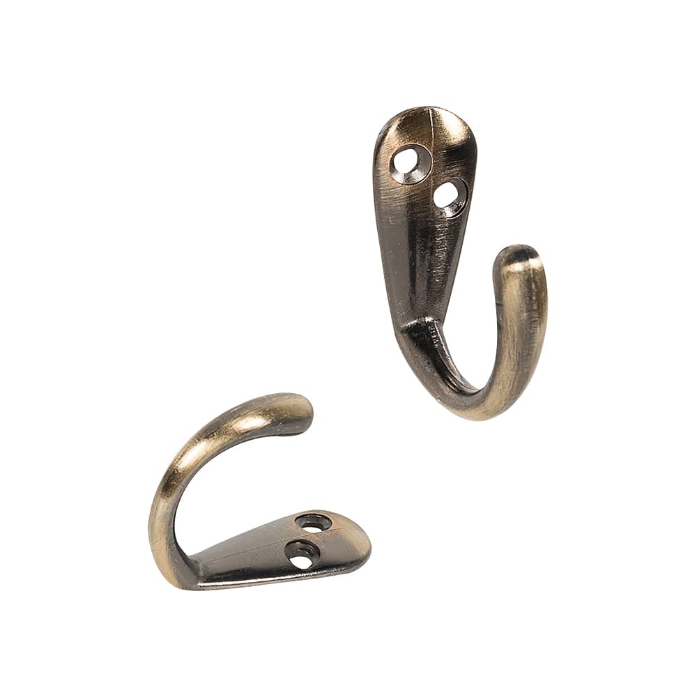 Set of 2 Single Clothe Hook 1 3/4 in.