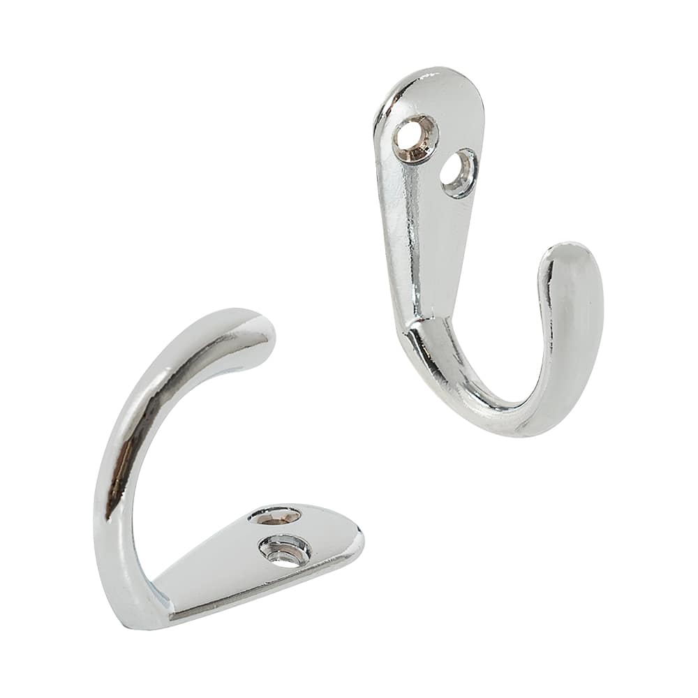 Set of 2 Single Clothe Hook 1 3/4 in.