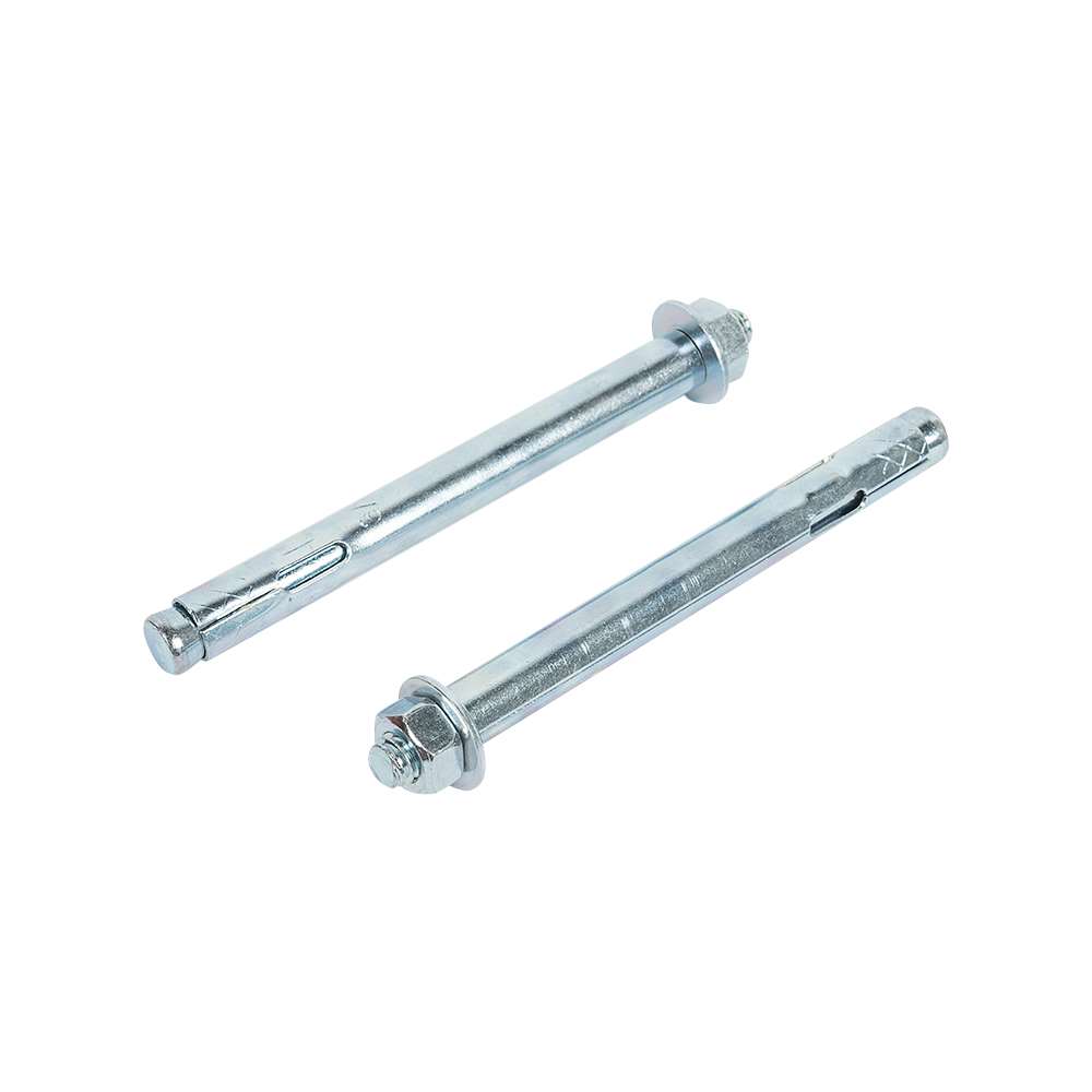 Douilles d'ancrage pour béton 3/8 po x 4 po Pqt/2