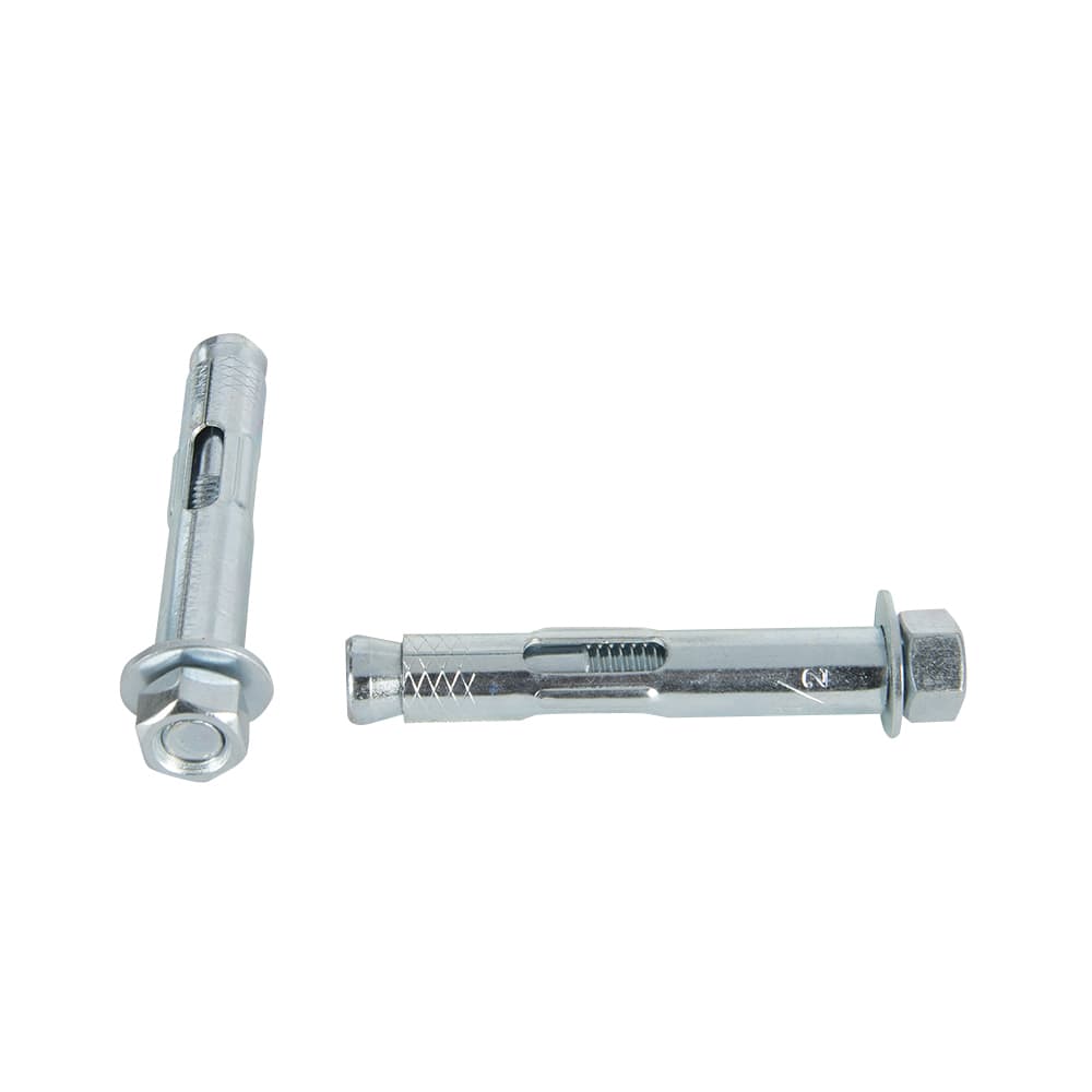 Douilles d'ancrage pour béton 1/2 po x 4 po Pqt/2