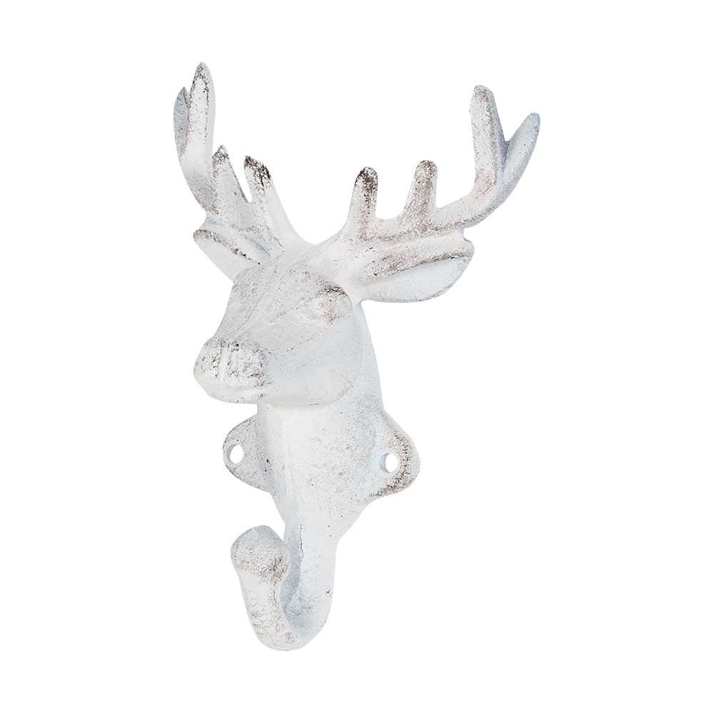 Crochet à vêtements tête de chevreuil 6 po