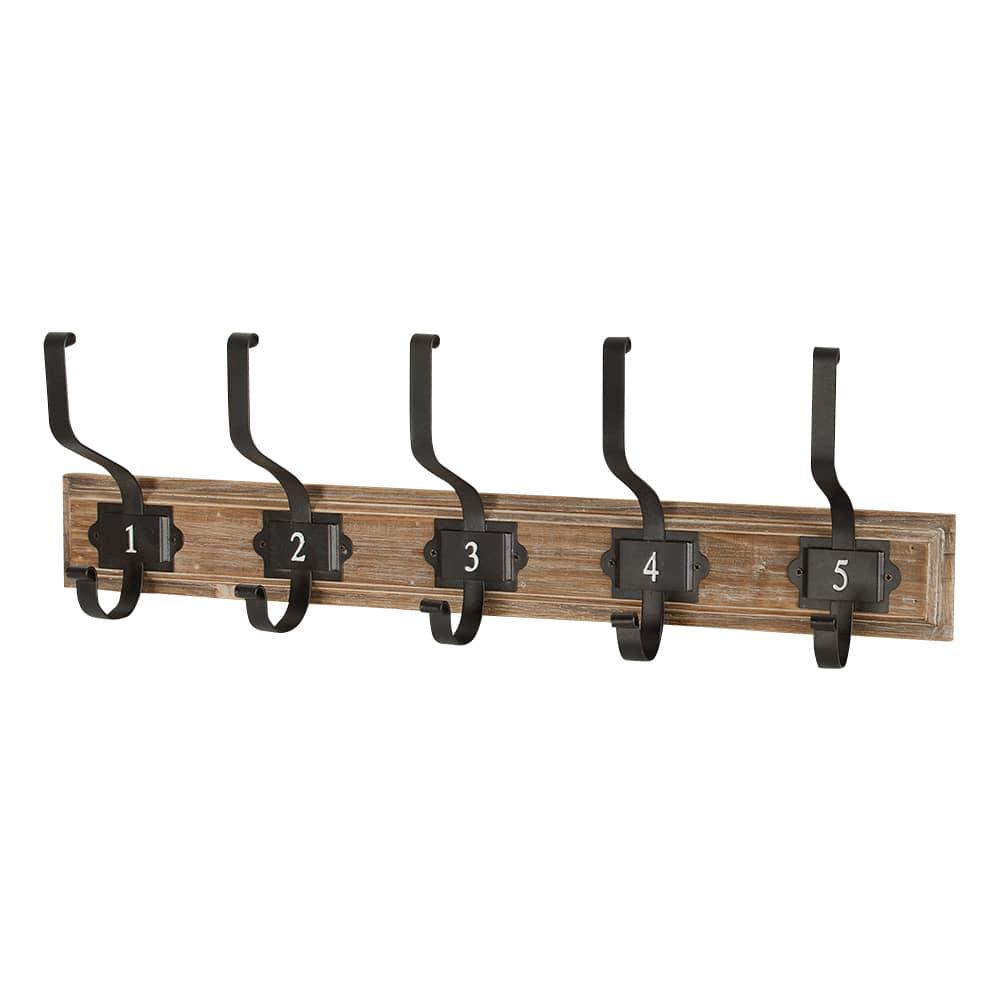 5-Hook Coat Rack 26 in.