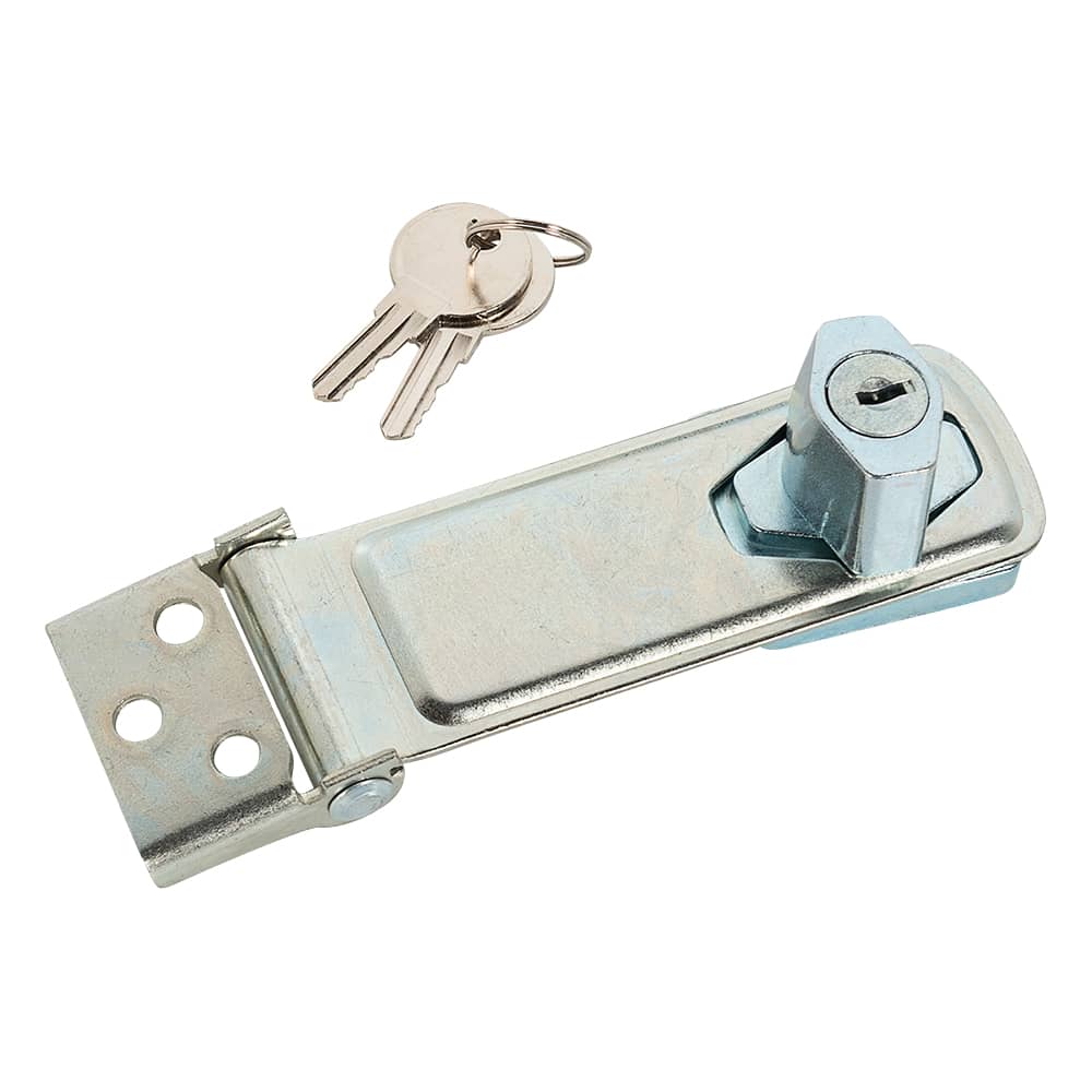 Moraillon robuste avec cadenas 4 1/2 po