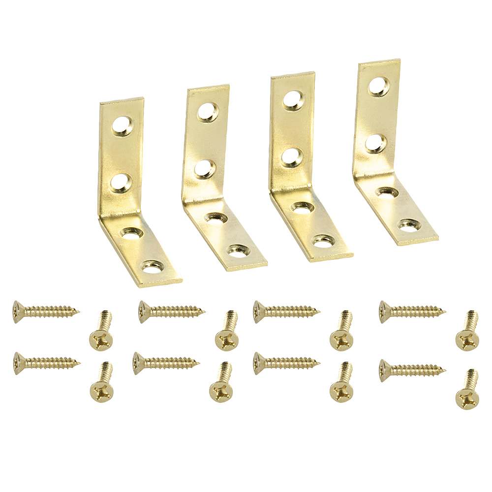 Steel Corner Braces 1 1/2 in. Pkg/4