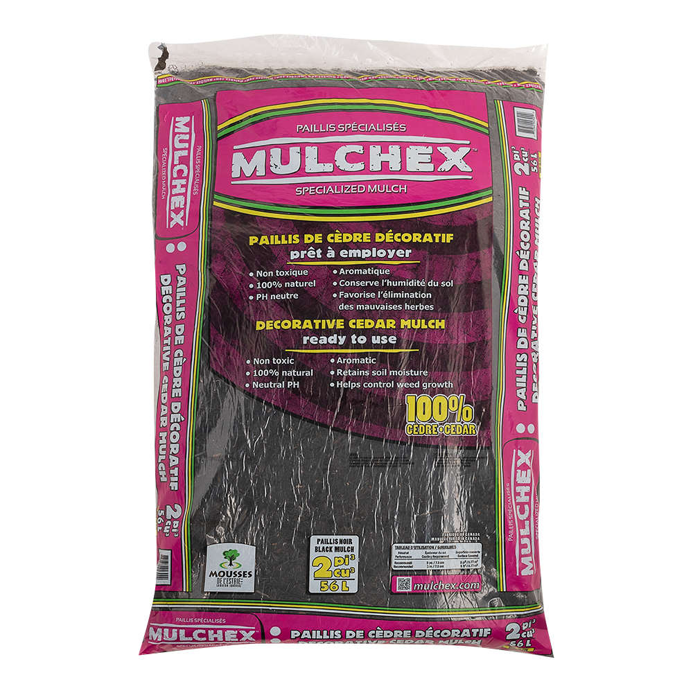 Paillis de cèdre noir 2 pi³