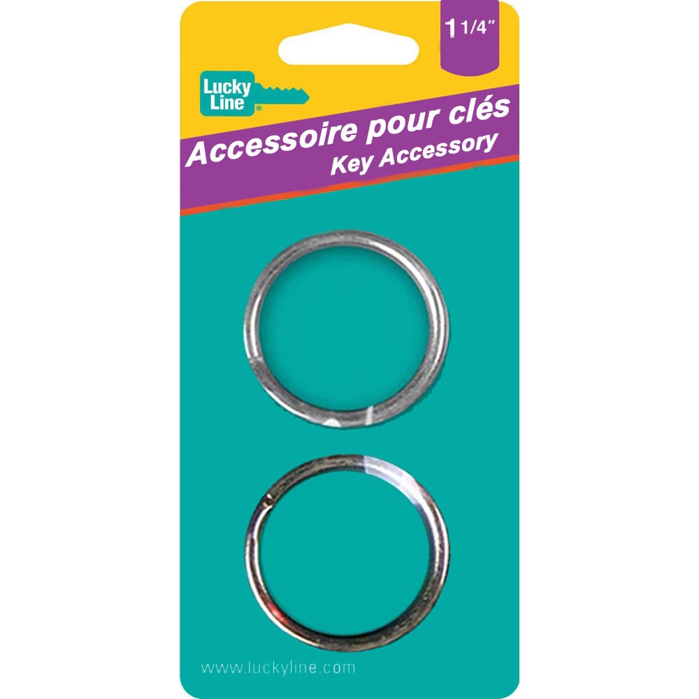 Anneaux à clés 1 1/4 po Pqt/2