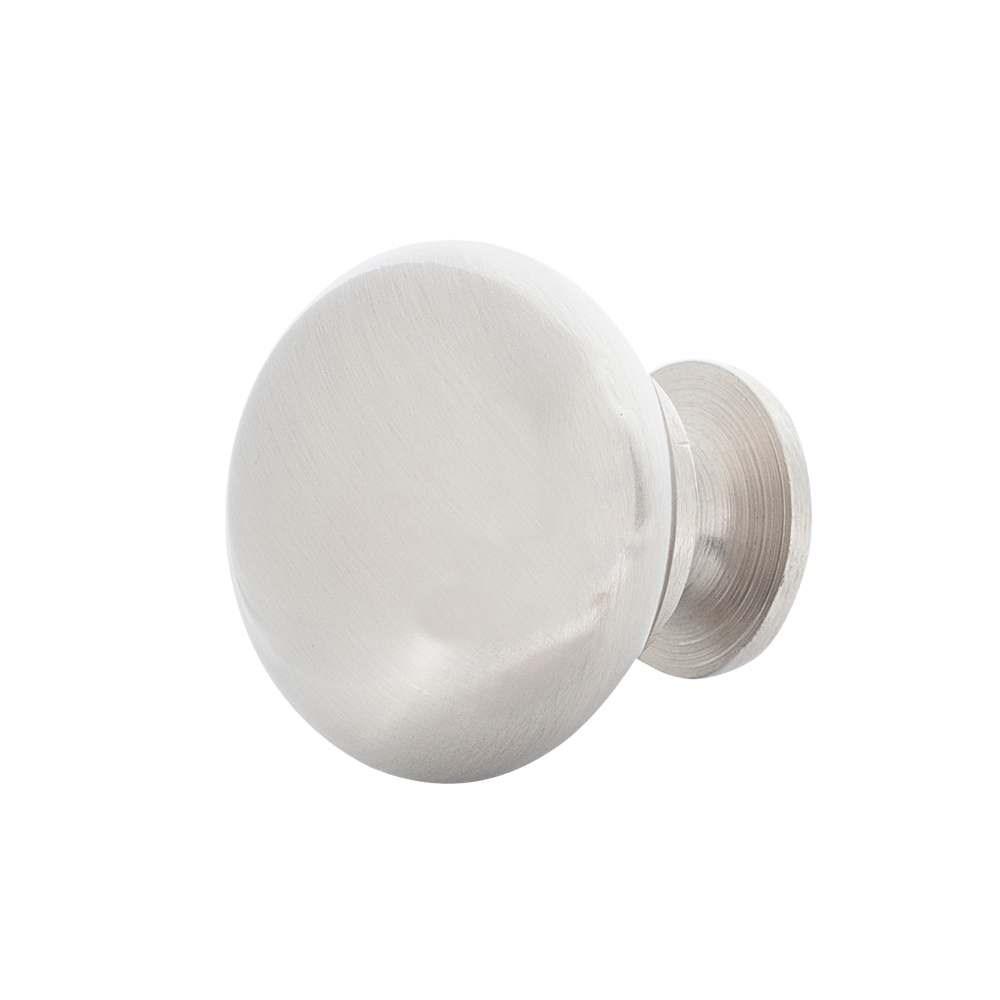 Buffalo Metal Cabinet Knob Brushed Nickel 31 mm