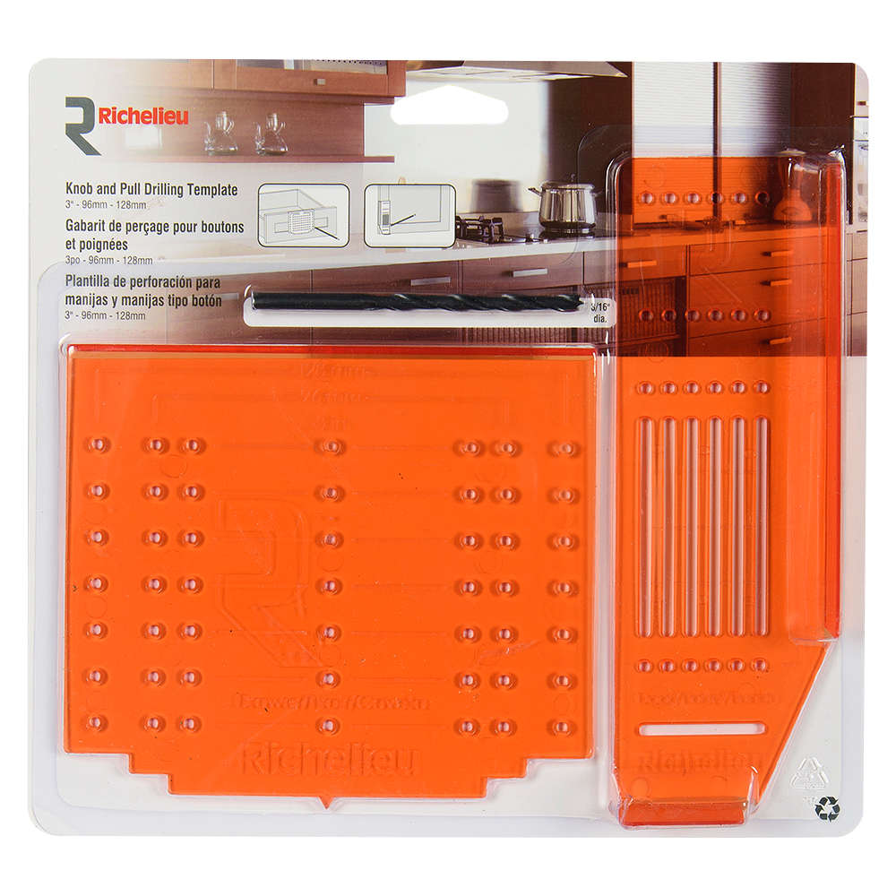 Ensemble de gabarit pour poignée d'armoire