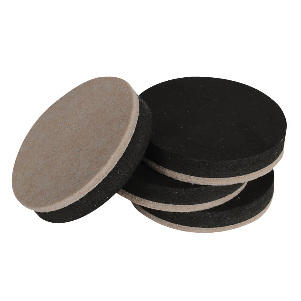 Patins de feutre 3 1/2 po FeltGard Pqt/4