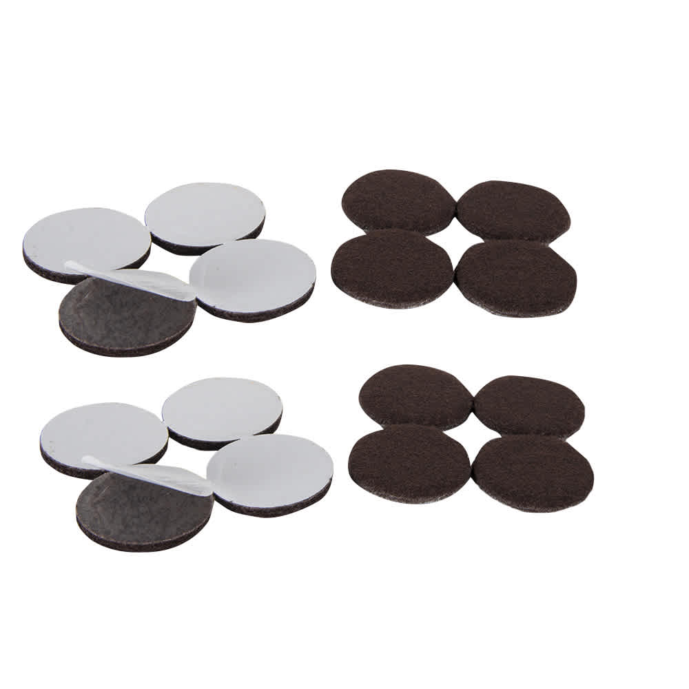 Patins de feutre 1 po FeltGard Pqt/16