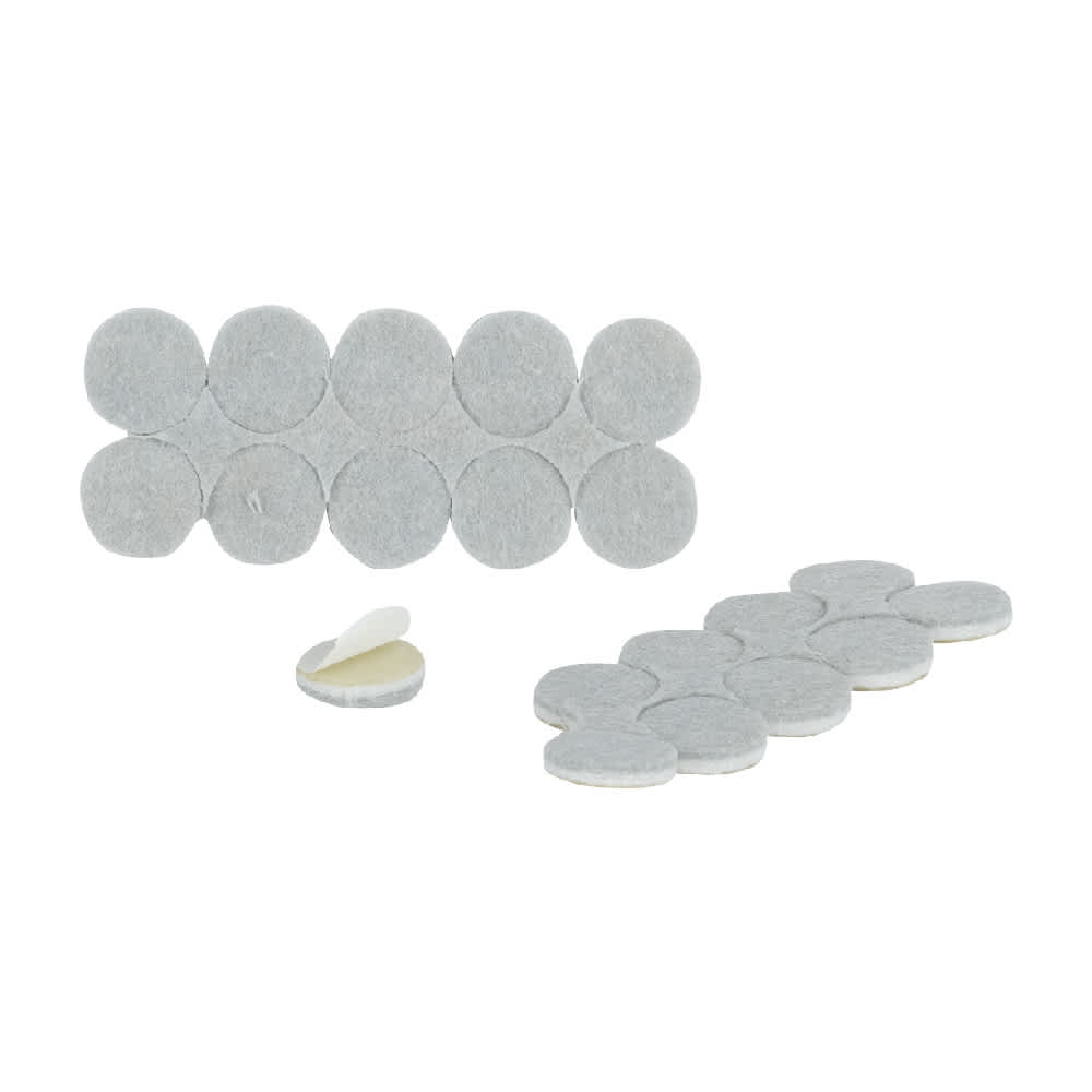 Patins de feutre commercial 3/4 po Pqt/20