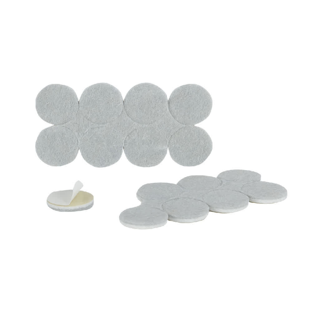 Patins de feutre commercial 1 po Pqt/16