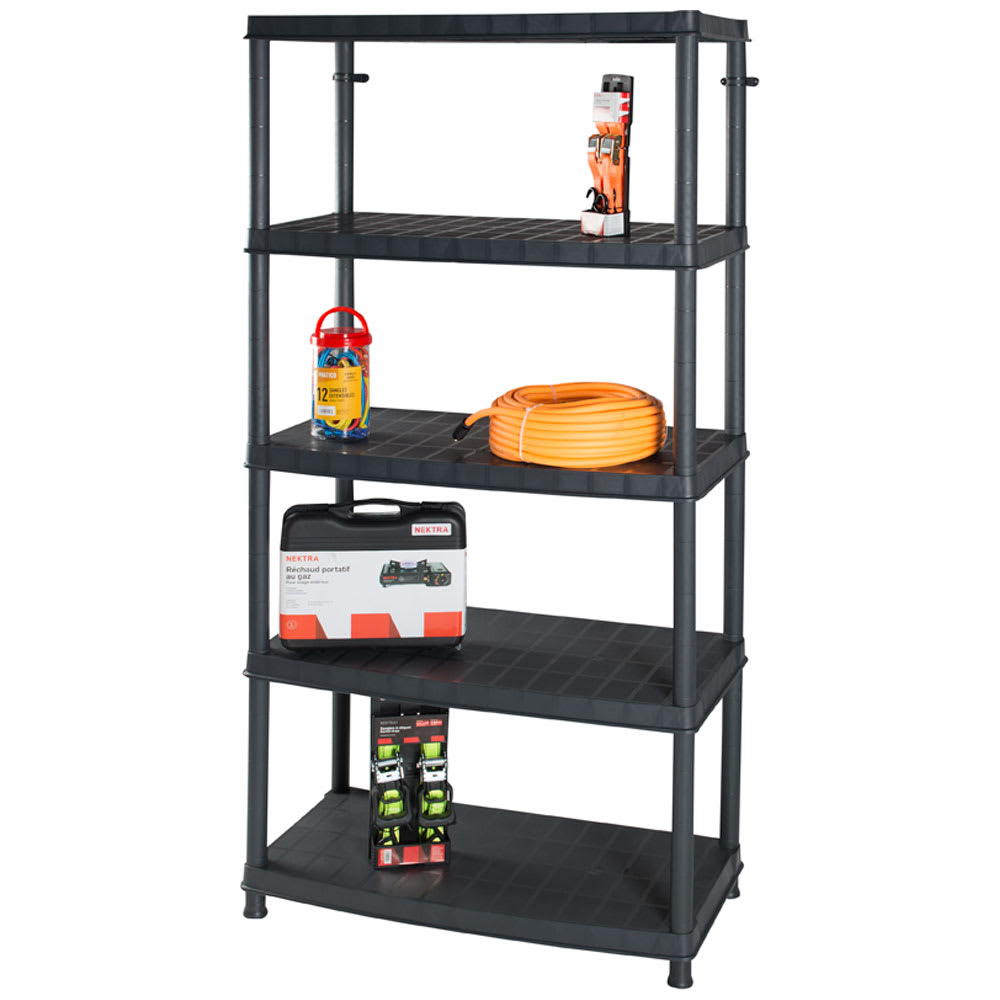 Étagère à 5 tablettes 36 po x 18 po x 73 po