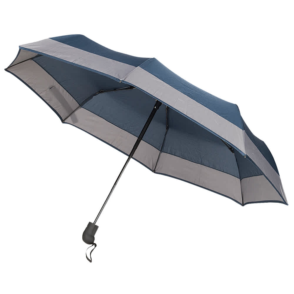 Grey and Blue Umbrella 42 7/8 in.
