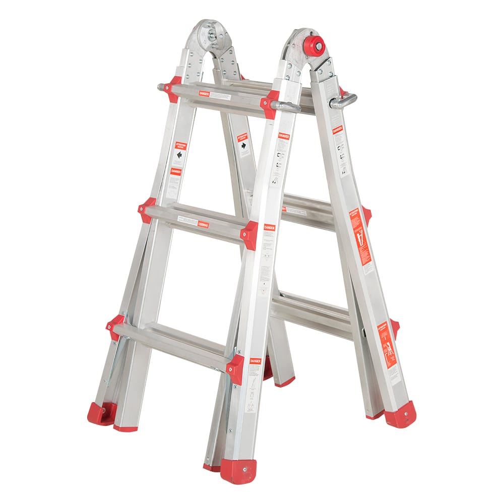 NEKTRA Multi-Purpose Aluminum Ladder 13 ft.Grade 1