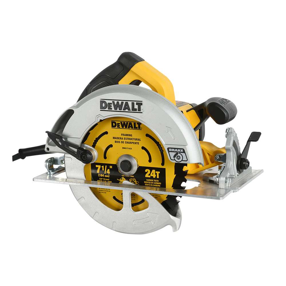 DEWALT Circular Saw with Electric Brake 7 1/4 in.