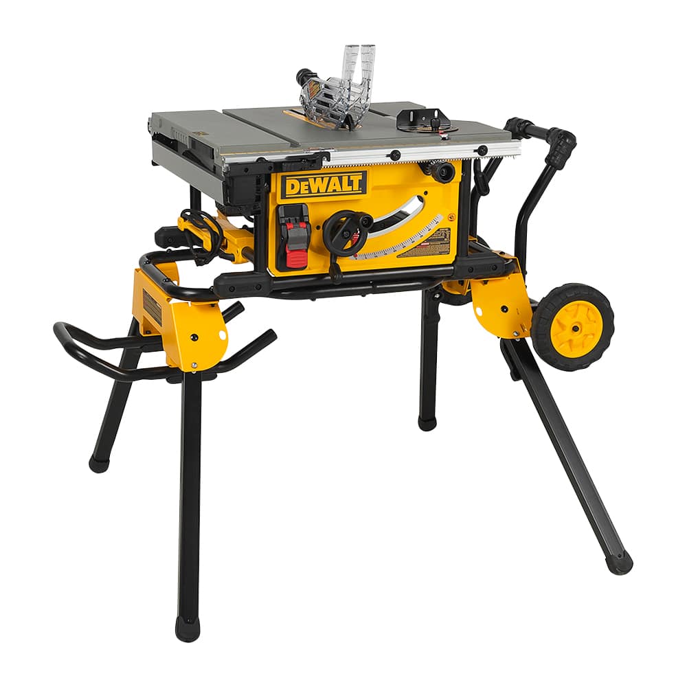 DEWALT Worksite Table Saw with Rolling Stand 10 in.