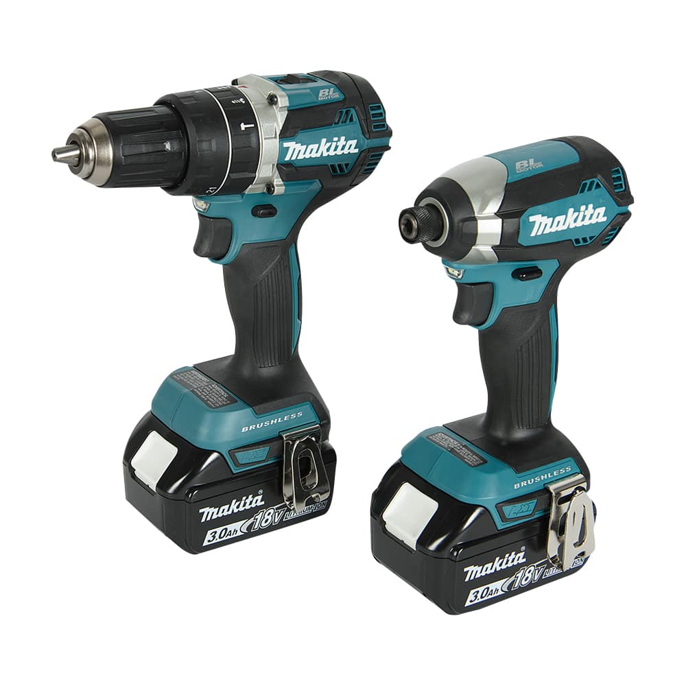MAKITA 18 V Brushless Hammer Drill Driver & Impact Driver Set