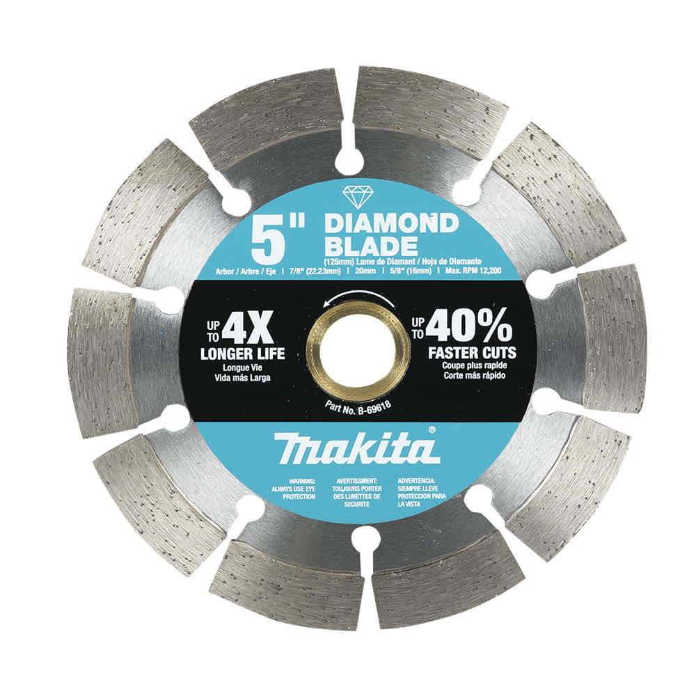 Lame au diamant pour rectifieuse 5 po à rive segmentée MAKITA