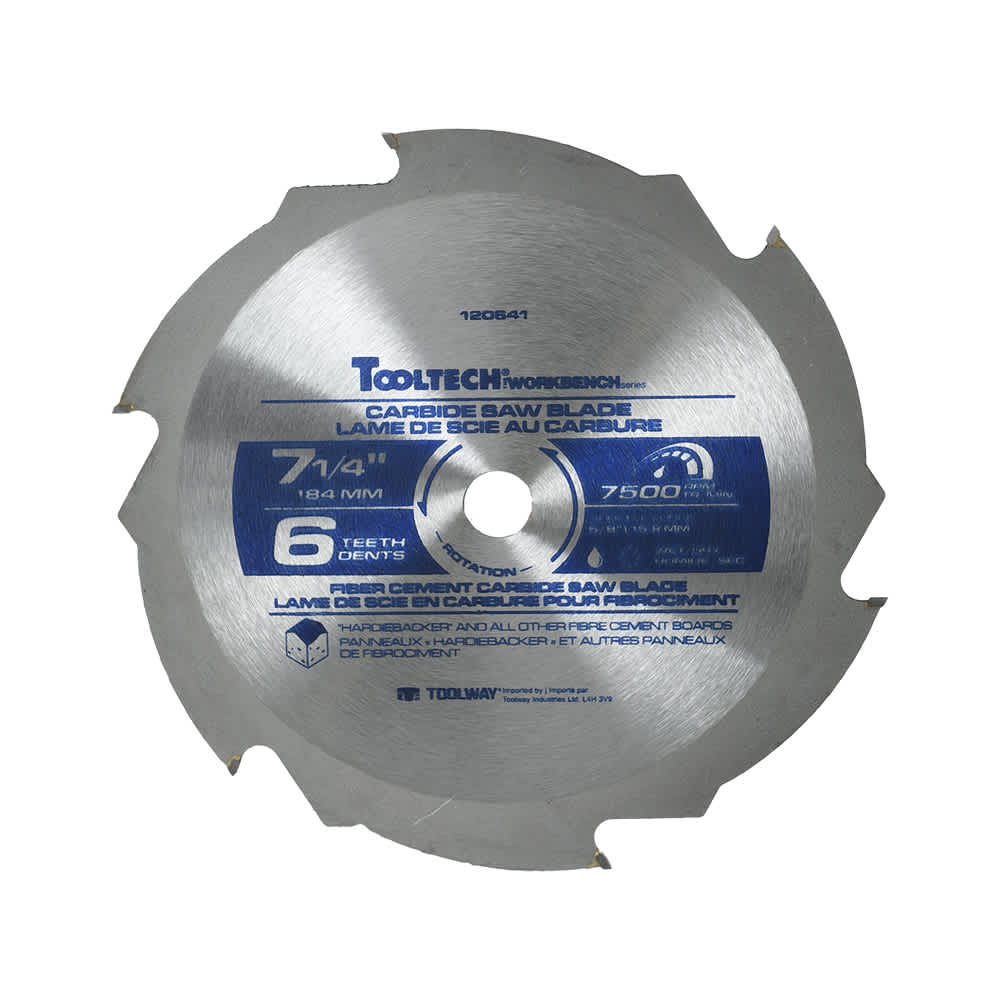 Fibre Cement Circular Saw 7 1/4 in. 6 Teeth