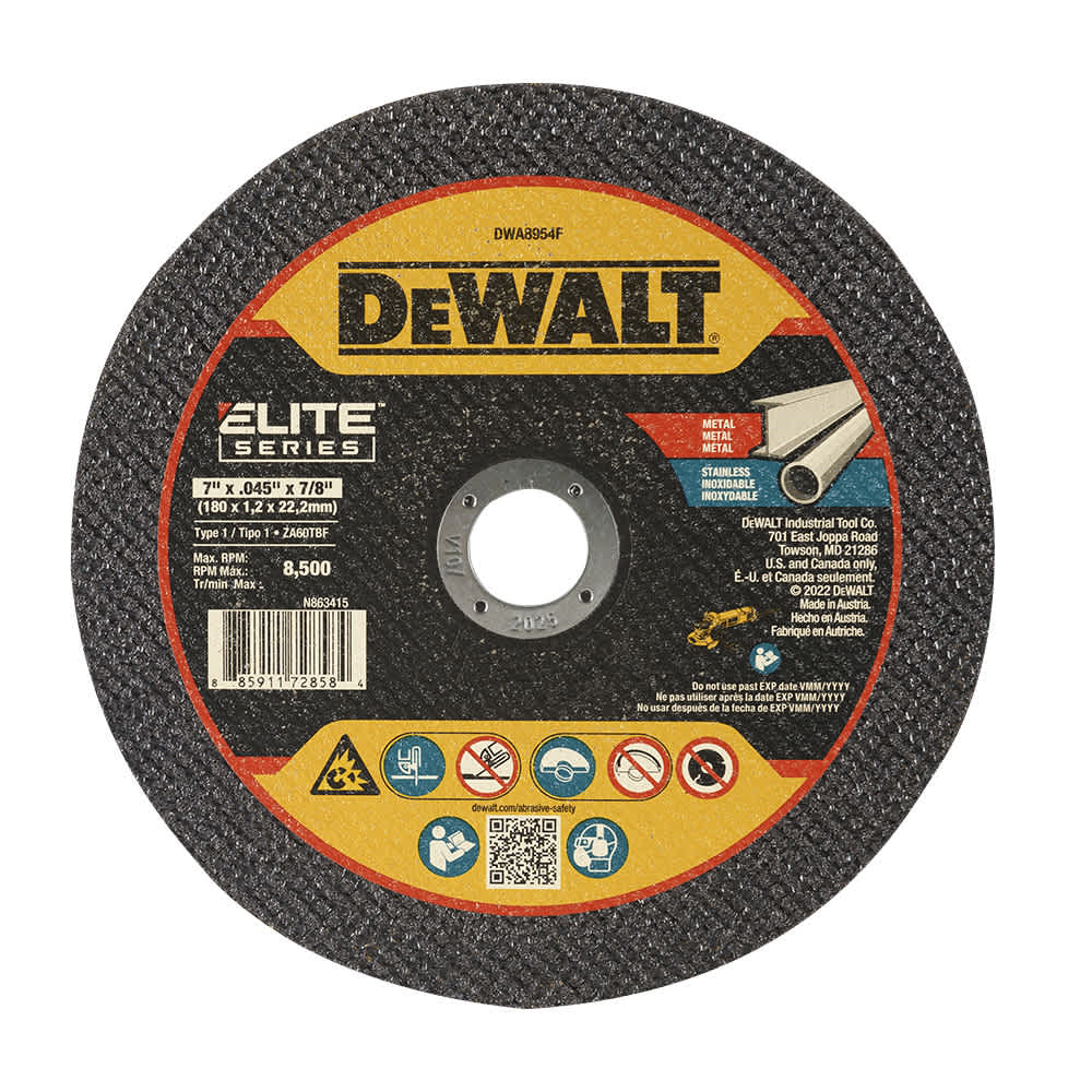 Disque de coupe pour rectifieuse XP 7 po DEWALT