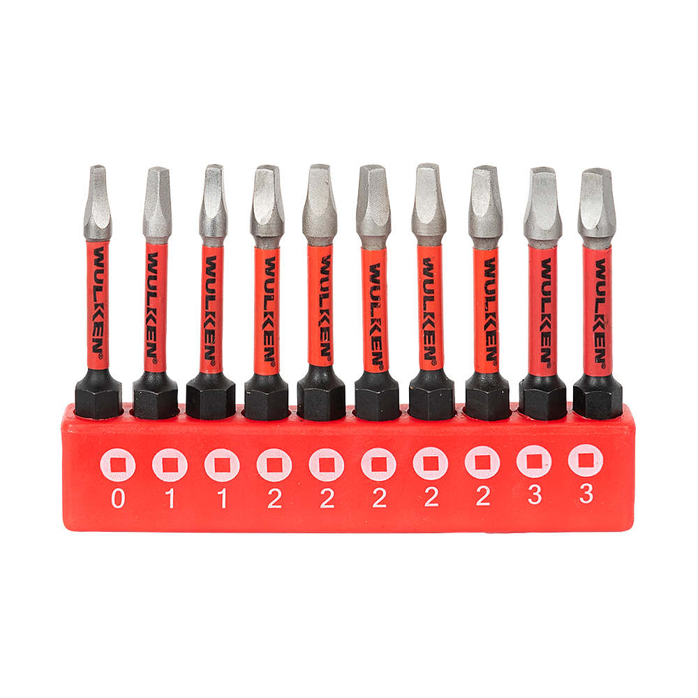 Embouts de tournevis carrés 2 po Ens/10 WULKEN