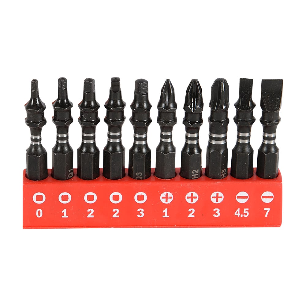 Ensemble de 10 embouts de vissage 2 po WULKEN