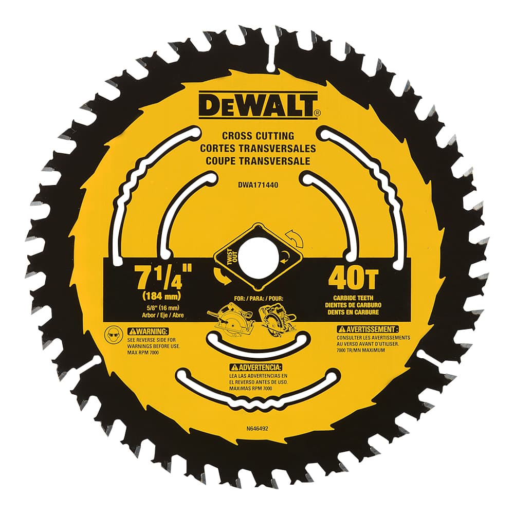 DEWALT Framing Circular Saw Blade 7 1/4 in. 40 Teeth