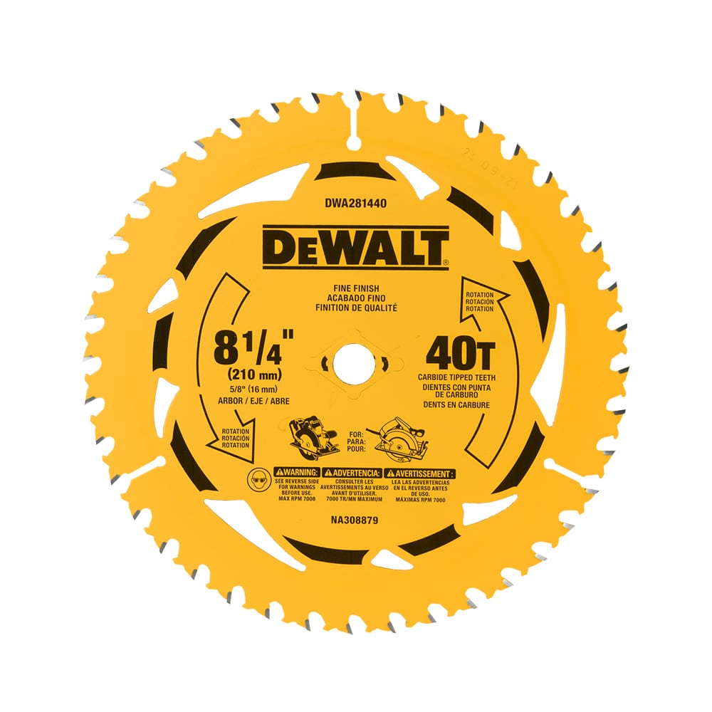 DEWALT Framing Circular Saw Blade 8 1/4 in. 40 Teeth