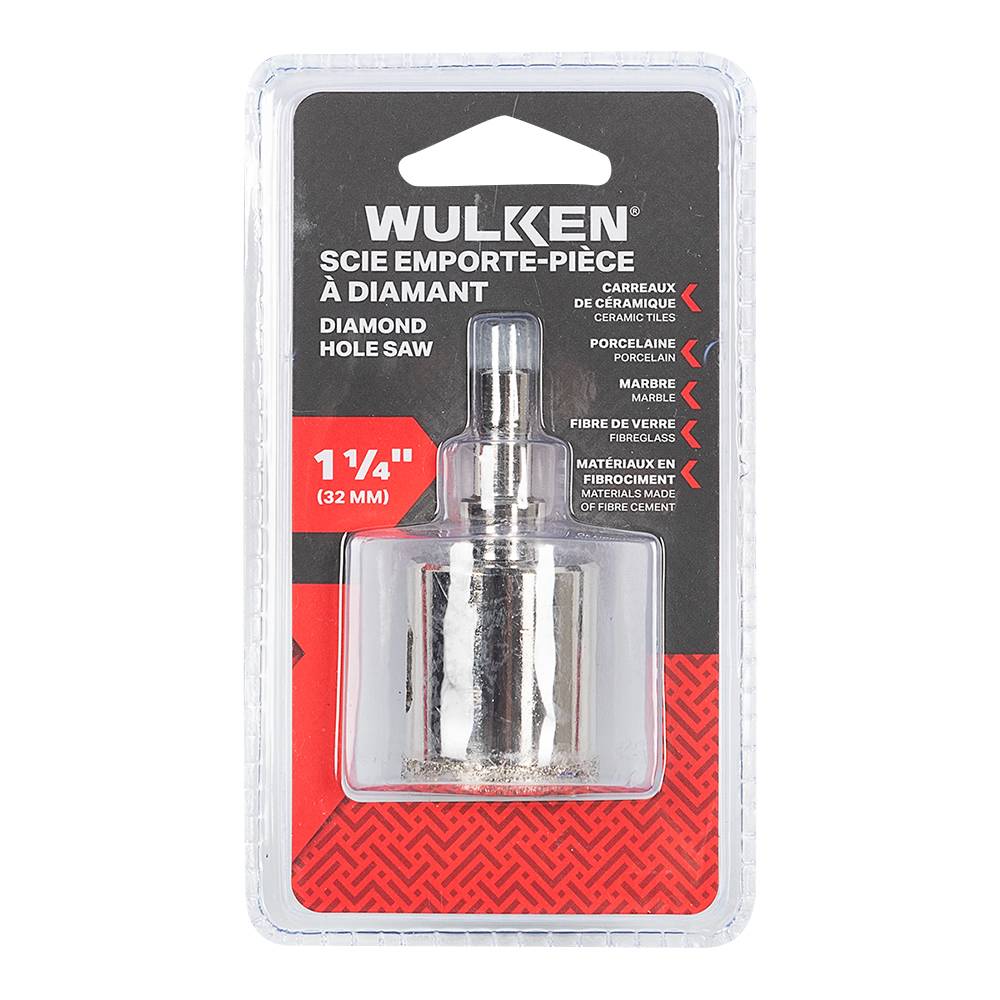 Scie emporte-pièce à diamant 1 1/4 po WULKEN