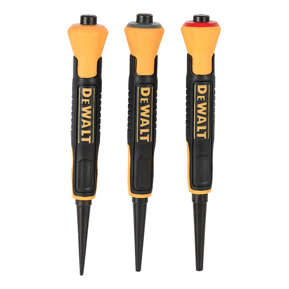 Ensemble de 3 chasse-clous DEWALT
