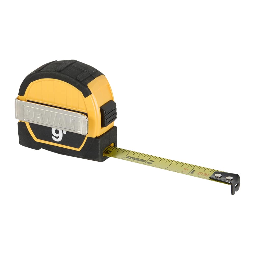 DEWALT Magnetic Pocket Tape Measure 9 ft. X 1/2 in.