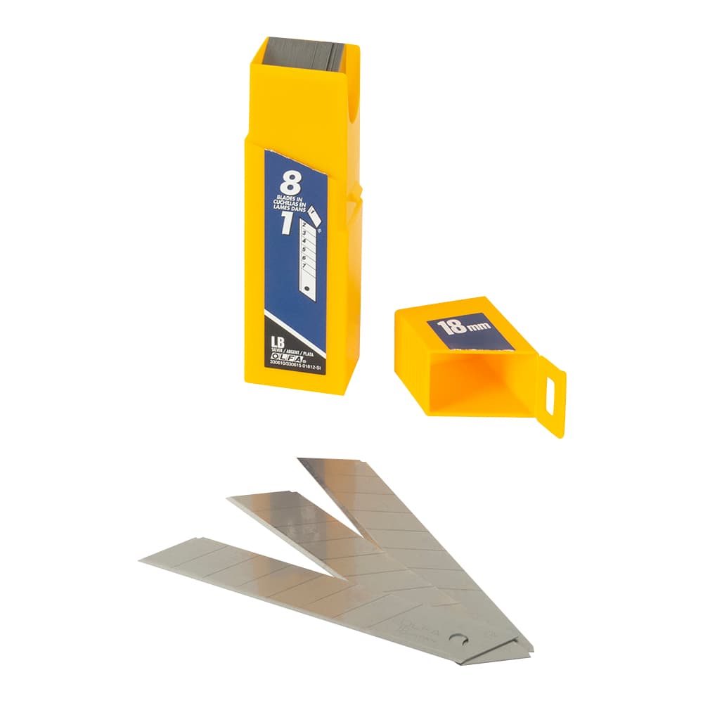 Lames de couteau utilitaire 18 mm LB-50B Pqt/50